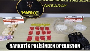 AKSARAY'DA NARKOTİK POLİSİNDEN OPERASYON
