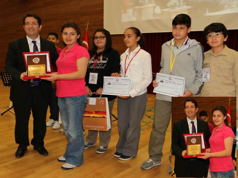 Aksaray'lı Dünya şampiyonu Gamze Oruç'a Plaket