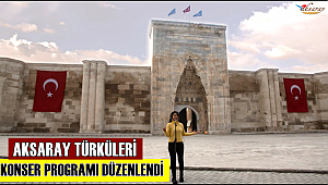 AKSARAY TÜRKÜLERİ AKSARAY İÇİN ÇAL 2 VE AKSARAY İÇİN ÇAL 3 VİDEO KLİPLERİ İÇİN KONSER DÜZENLENDİ
