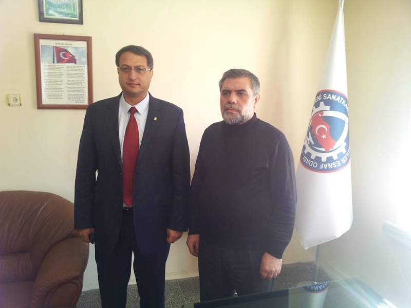 Aktan, Madeni Sanatkarlar Odasını Ziyaret Etti