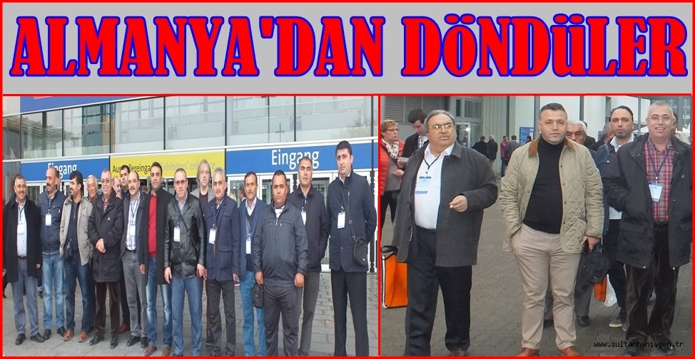 ALMANYA HANNOVER TARIM VE HAYVANCILIK FUARINDAN DÖNDÜLER