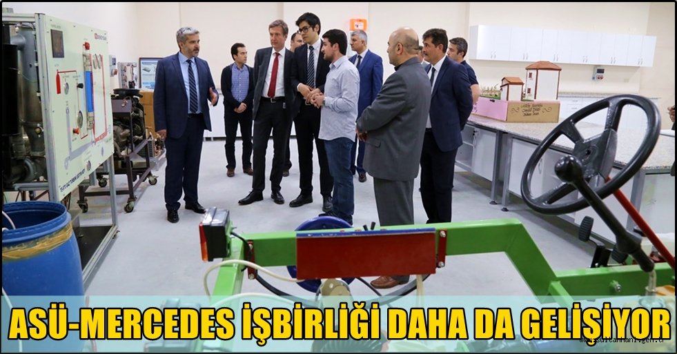 ASÜ-MERCEDES İŞBİRLİĞİ DAHA DA GELİŞİYOR