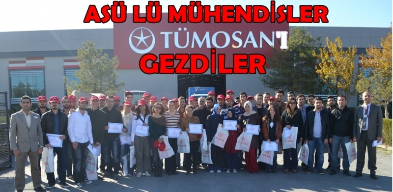Asü Mühendislik öğrencileri Tümosan’ı Gezdi