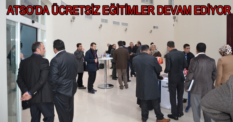 Atso’da ücretsiz Eğitimler Devam Ediyor