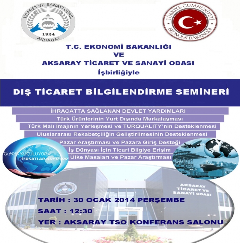Atso'dan Dış Ticaret Bilgilendirme Semineri