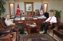 Alay Komutanı Albay Erdal Eren'den Başkan Nevzat Palta’ya Veda Ziyareti