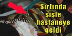 ıhlarada ,sırtına şiş Saplanan Genç Ağır Yaralandı