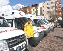 Aksaray 112'ye 4 Yeni Ambulans
