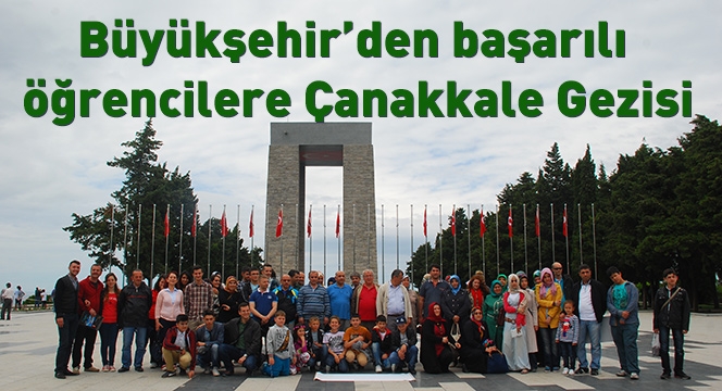 Başarılı öğrencilere çanakkale Gezisi