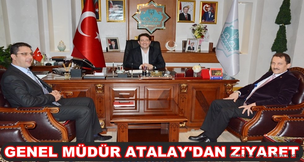 BASIN İLAN KURUMU GENEL MÜDÜRÜ ATALAY DAN BAŞKAN YAZGI'YA ZİYARET