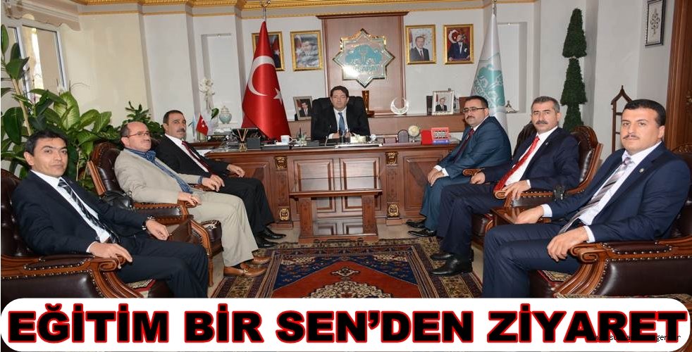 BAŞKAN YAZGI’YA EĞİTİM BİR SEN’DEN ZİYARET