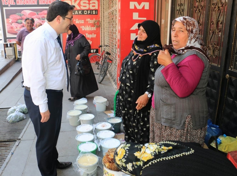 Başkan Yazgı’dan Esnaflara Ve Vatandaşlara Ziyaret