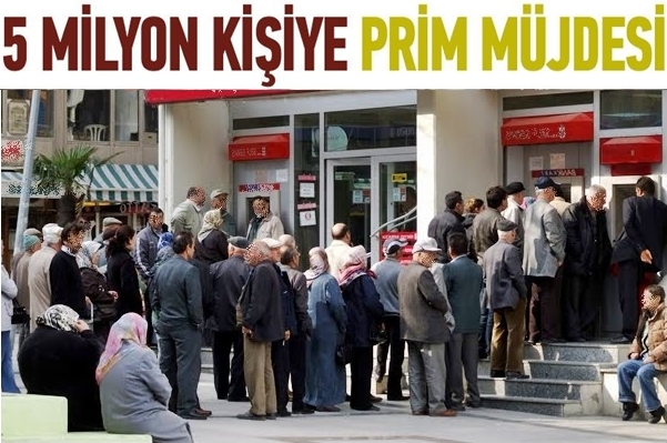 Beşmilyon Bağkurlu'ya Pirim Müjdesi