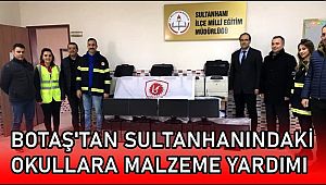 SULTANHANI İLÇESİNDE BOTAŞ'TAN EĞİTİME YARDIM