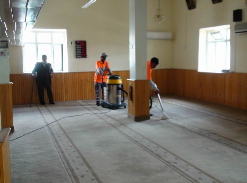 Camiler Gülsuyu İle Temizleniyor