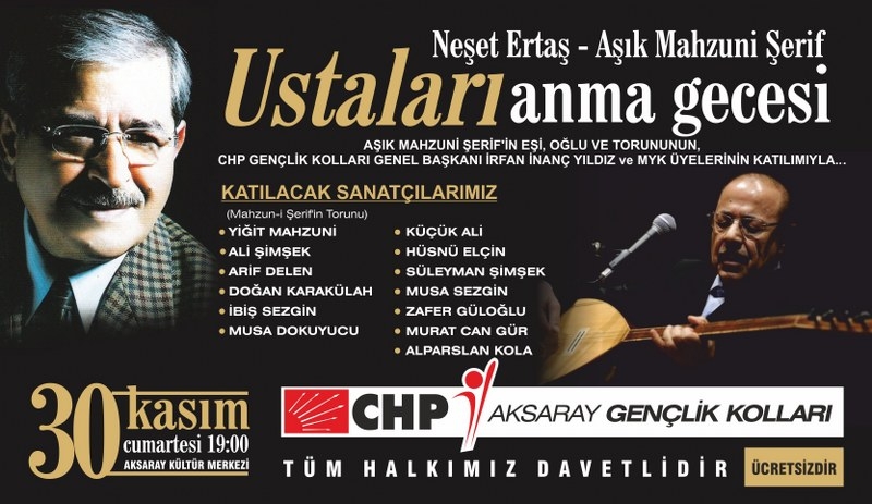 Chp Den Ustaları Anıyoruz Proğramı