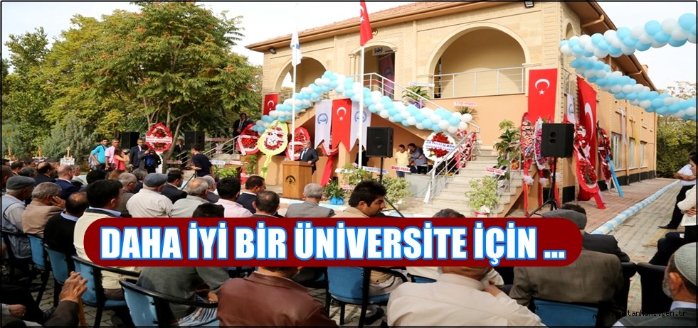 DAHA İYİ BİR ÜNİVERSİTE İÇİN 2016’DA DA ÇALIŞACAĞIZ