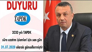 DEDE ÖZKARACA TAPDK 2020 YILI SATIŞ BELGESİ SÜRE UZATIM İŞLEMLERİNE İLİŞKİN BİLGİ VERDİ