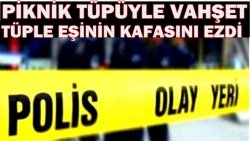 Cani Koca Eşinin Kafasını Piknik Tüpüyle Ezdi