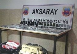 Aksaray Da Kaçak Cep Telefonu Ve Sigara Yakalandı