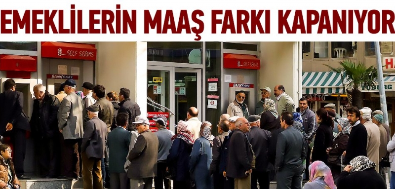 Emeklilerin Maaş Farkı Kapanıyor