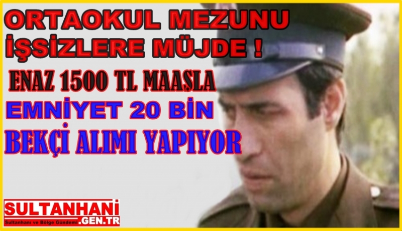 Emniyet Ortaokul Mezunu 20 Bin Bekçi Alımı Yapacak