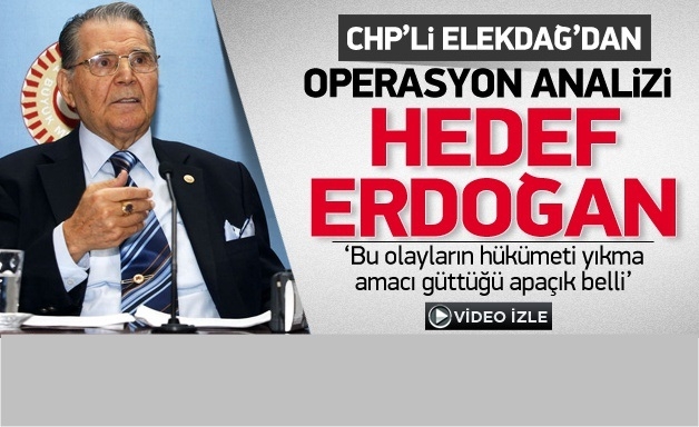 Eski Chp'li Vekil: Hedef Başbakan Erdoğan'dır