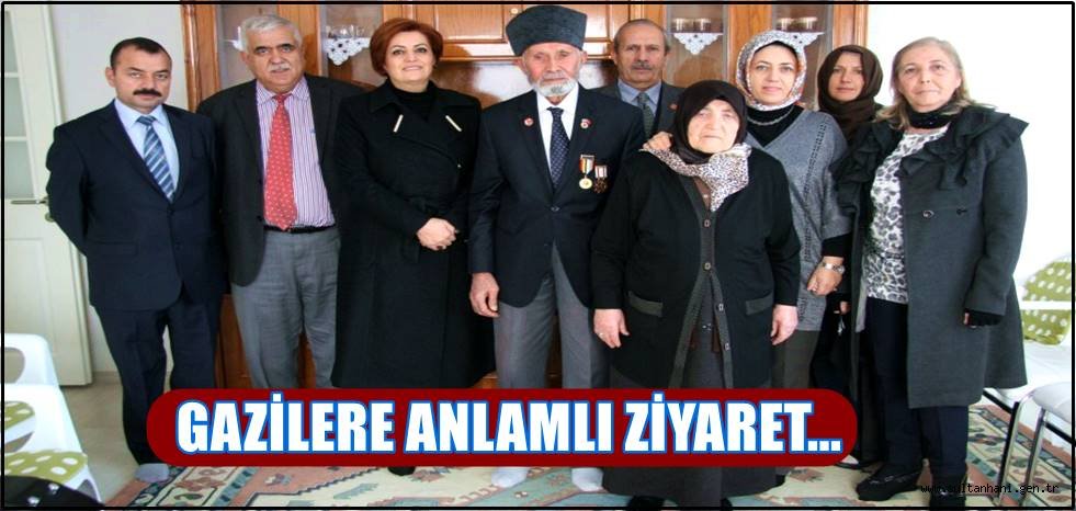 GAZİLERE ANLAMLI ZİYARET