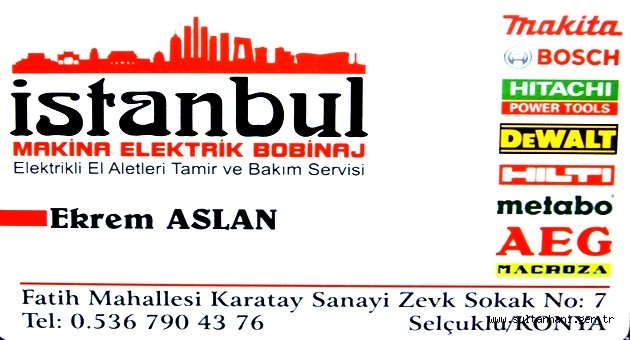  İstanbul Makina Elektirik Bobinaj