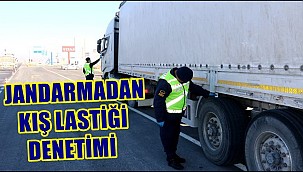 JANDARMADAN AKSARAY GENELİNDE KIŞ LASTİĞİ DENETİMLERİ
