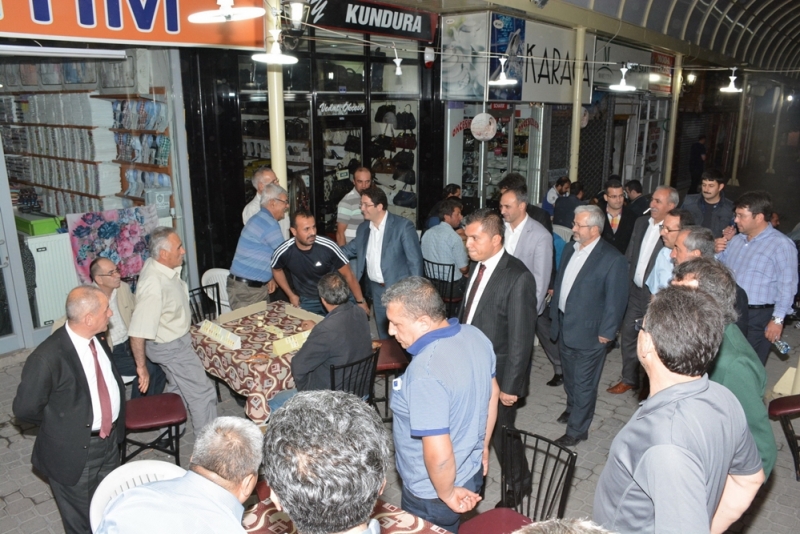 Kapalı çarşı İçindeki Esnaflara Ziyaret