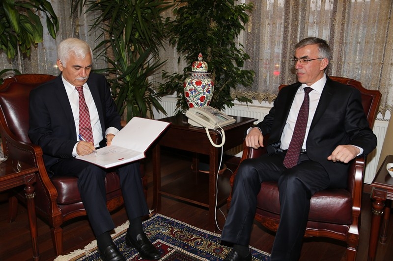 Karabük Valisi Orhan Âlimoğlu Aksaray Valisi şeref Ataklı’yı Ziyaret Etti
