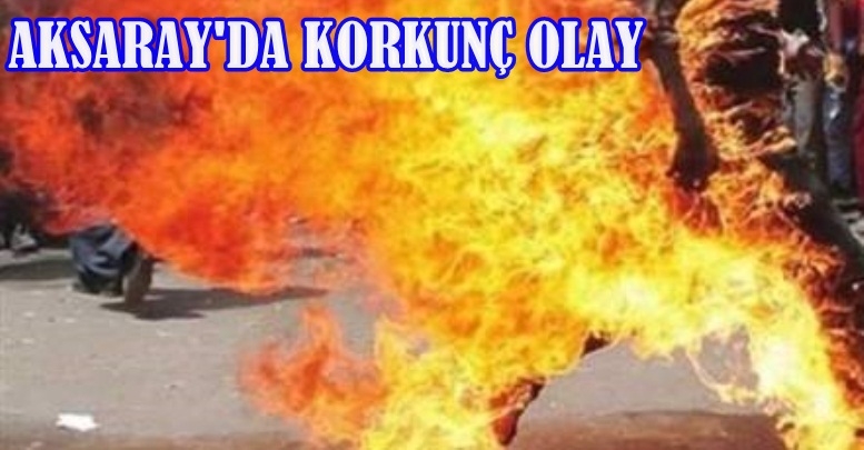 Karısını Ve Kendini Benzin Döküp Yaktı