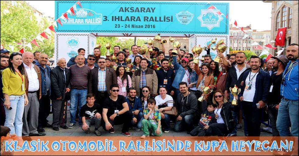 KLASİK OTOMOBİL RALLİSİNDE KUPA HEYECANI