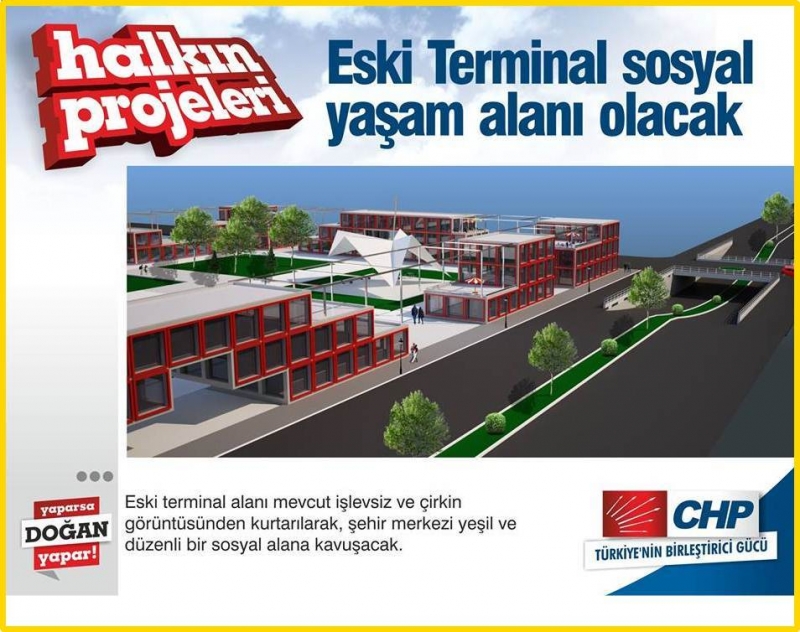 Koşar '' Eski Terminal İki Tane Kule Değil Bizimle Park Olacaktır ''
