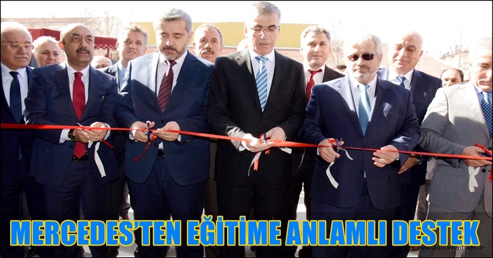 MERCEDES’TEN EĞİTİME ANLAMLI DESTEK