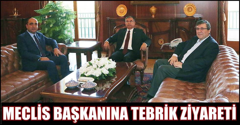 MİLLETVEKİLİ NEVZAT PALTA MECLİS BAŞKANINA TEBRİK ZİYARETİNDE BULUNDU