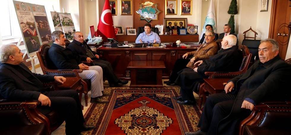 MUHTARLAR'DAN BAŞKAN'A ZİYARET...