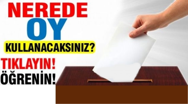 Nerede Oy Kullanacaksın Yer Ve Sandı Bilgini Tıkla öğren