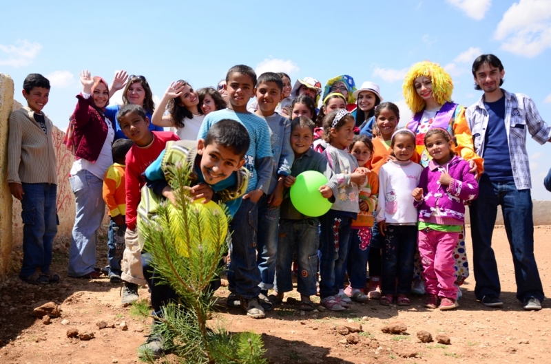 öğrenciler Harran'da Mutluluğu Paylaştılar