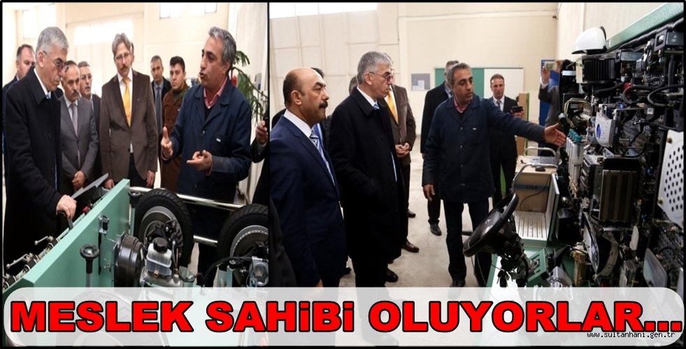 ÖĞRENCİLERİMİZ UYGULAMALI EĞİTİMLE MESLEK SAHİBİ OLUYORLAR