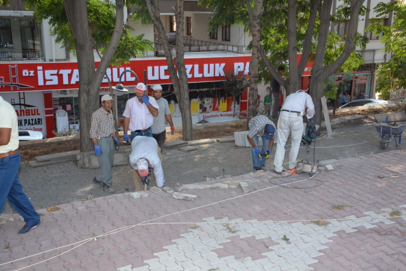 Park Pastanesinde çevre Düzenlemesi Yapılıyor