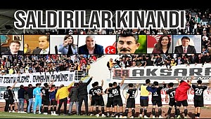 SERİK MAÇINDA SALDIRIYA UĞRAYAN AKSARAY SPOR İÇİN DESTEK TEPKİLERİ ÇIĞ GİBİ BÜYÜYOR