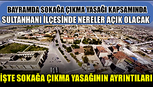 KORONA VİRÜS TEDBİRLERİ KAPSAMINDA SULTANHANI İLÇESİNDE DE SOKAĞA ÇIKMA YASAĞI UYGULANACAK