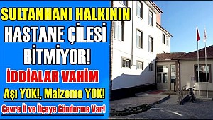 İLÇEYİZ FAKAT İDDİALARA GÖRE AŞIMIZ YOK, DİKİŞ MALZEMEMİZ YOK, NE OLACAK SULTANHANLILARIN BU HALİ...