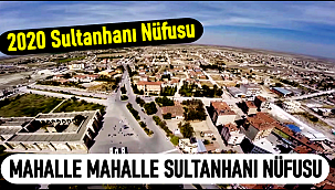 SULTANHANI İLÇESİ'NİN 2020 NÜFUSU AÇIKLANDI