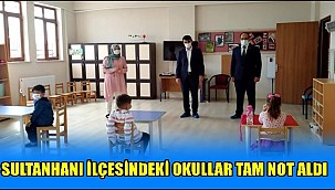 SULTANHANI İLÇESİNDEKİ OKULLAR TAM NOT ALDI