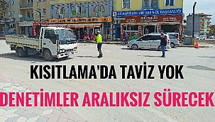 SULTANHANI İLÇESİNDE KISITLAMA DENETİMLERİ BAŞLADI