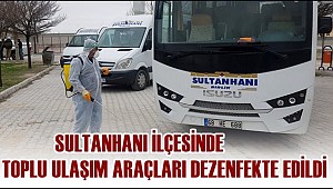 SULTANHANI BİRLİK VE ÖZEL SERVİS ARAÇLARI CORONA VİRÜSÜNE KARŞI İLAÇLANDI