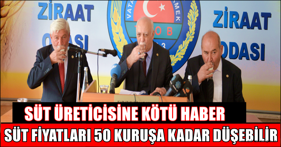 SÜT FİYATLARI 50 KURUŞA KADAR DÜŞEBİLİR